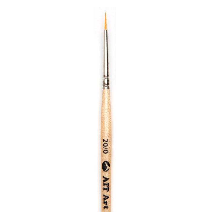 Pack of 3 Single Size Short-Handle Mini Liner Brushes, Handmade in USA, Pick the Exact Size You Want for Your Project