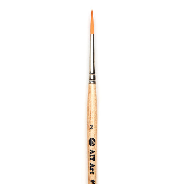 Pack of 3 Single Size Short-Handle Mini Liner Brushes, Handmade in USA, Pick the Exact Size You Want for Your Project