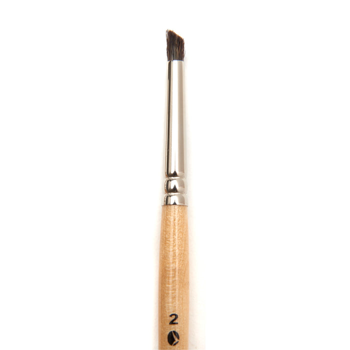Paint Brush Set of 5 Natural Hair Deerfoot Stippler Texture Brushes, Handmade in USA for Superior Results with Watercolors, Acrylic, and Oil