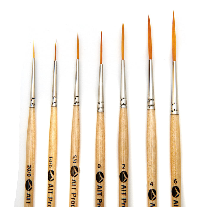Paint Brush Set of 11 Detail Brushes, Handmade in USA, Trusted Performance for Fine Detail Painting