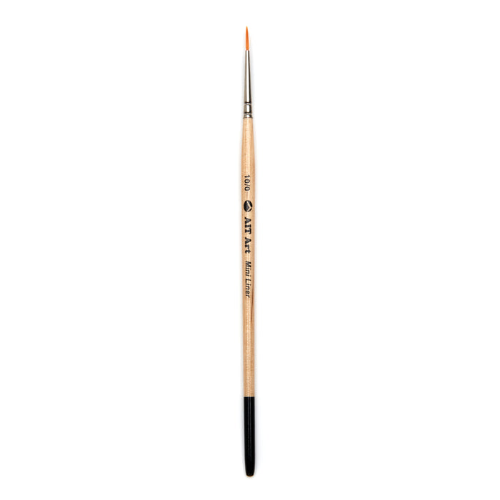 Pack of 3 Single Size Short-Handle Mini Liner Brushes, Handmade in USA, Pick the Exact Size You Want for Your Project