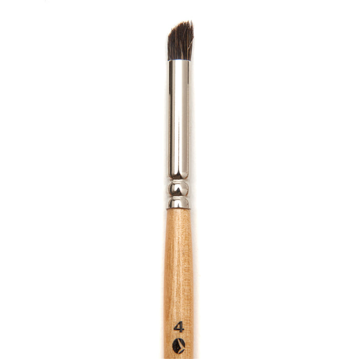 Paint Brush Set of 5 Natural Hair Deerfoot Stippler Texture Brushes, Handmade in USA for Superior Results with Watercolors, Acrylic, and Oil