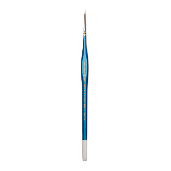 AIT Art Premium Detail Brush Set, 4 Kolinsky Blend Paint Brushes for Miniature Details, Handmade in USA for Trusted Performance, Triangular Handle Design for The Best Grip and Ultimate Precision
