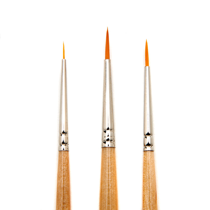 Paint Brush Set of 11 Detail Brushes, Handmade in USA, Trusted Performance for Fine Detail Painting