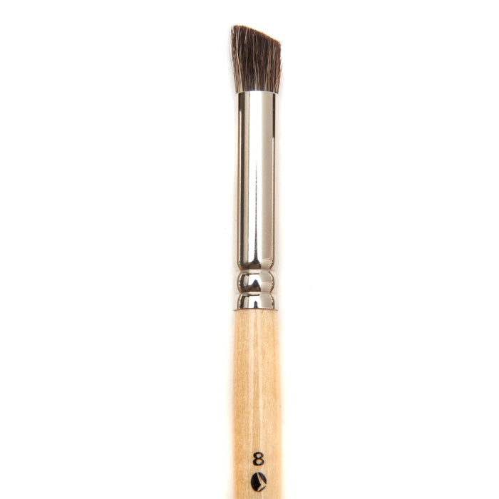 Paint Brush Set of 5 Natural Hair Deerfoot Stippler Texture Brushes, Handmade in USA for Superior Results with Watercolors, Acrylic, and Oil