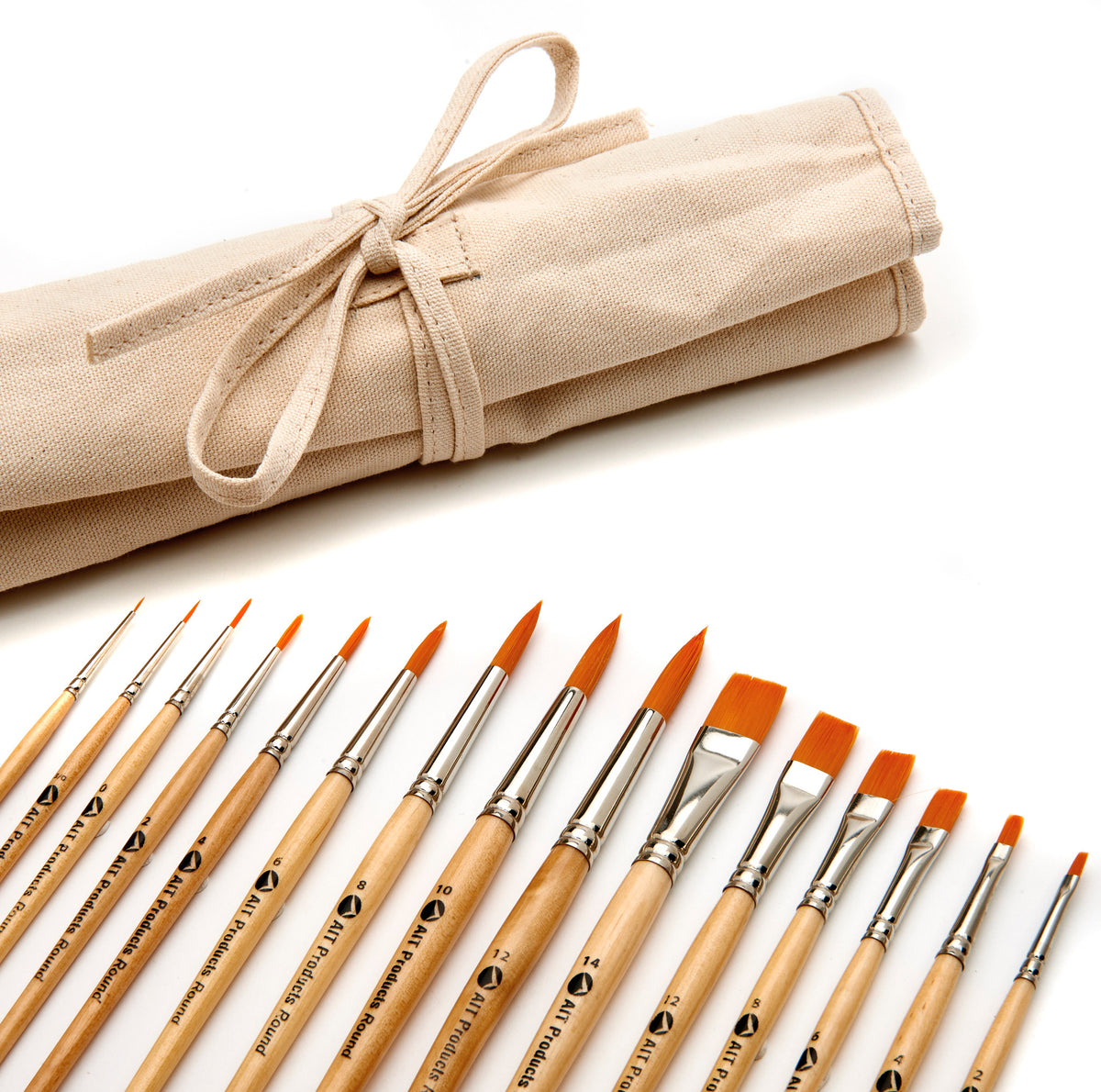 Paint Brush Set, Easy to Clean Sturdy Acrylic Oil Brushes for Painting  Class for Art Project