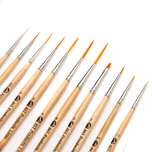 AIT Art Select Paint Brush Set, 5 Long Handle Synthetic Blend Round Pa —  AIT Products
